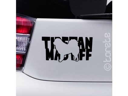 Do Khyi Tibetan Mastiff sticker - Tibetská doga nálepka - Tibetdogge Aufkleber