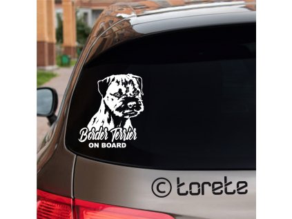 border terrier sticker