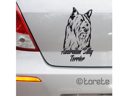 Australian Silky Terrier aufkleber sticker