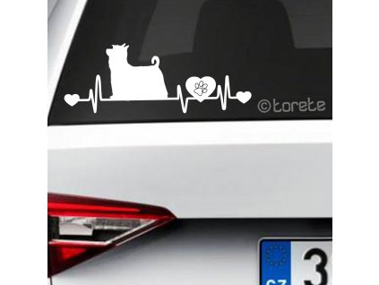 Australský Silky terrier nálepka-Australian Silky Terrier stickers - aufkleber - Austrálsky hodvábny teriér lepka