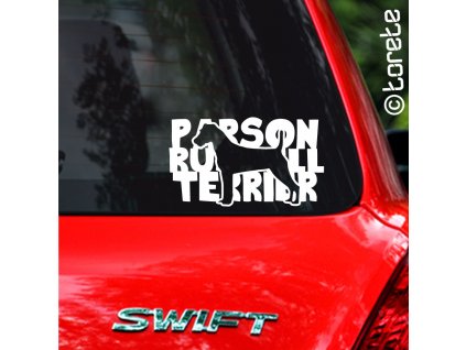 Parson Russell Teriér nálepka -Parson Russell Terrier Aufkleber sticker