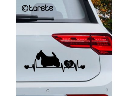Skotský teriér nálepka - Scottish Terrier Aufkleber sticker