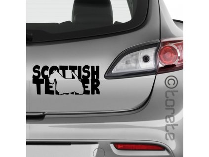 Skotský teriér nálepka - Scottish Terrier Aufkleber sticker