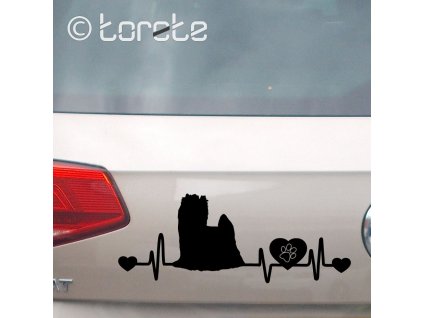 Yorkšírský jorkšírský terier nálepka-Yorkshire Terrier Aufkleber sticker