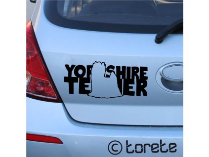 Yorkšírský jorkšírský terier nálepka-Yorkshire Terrier Aufkleber sticker