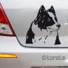 Yakutskaya Laika Aufkleber - Yakutian Laika sticker - Jakutská lajka nálepka