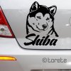 Shiba Inu nálepka aufkleber sticker