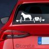 Australian Cattle Dog sticker Australský honácký pes nálepka-Australischer Treibhund Aufkleber