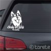 Autocollant Husky de Sibérie