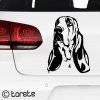 Baset nálepka-Basset Hound Aufkleber
