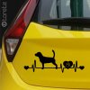Bígl nálepka-Beagle Aufkleber - beagle sticker