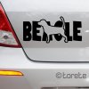 Beagle Aufkleber - beagle sticker
