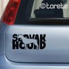 Slovenský kopov nálepka-Slowakische Schwarzwildbracke Aufkleber Slovak Hound sticker