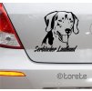 Serbischer Laufhund Aufkleber