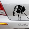 Anglický Pointer nálepka - English Pointer sticker aufkleber