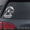 Weimaraner Aufkleber