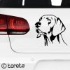 Výmarský ohař nálepka Weimaraner aufkleber sticker weimarsky stavač lepka