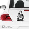 Cocker spaniel anglais autocollant de voiture