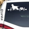 Anglický kokršpaněl nálepka-Englische Cocker Spaniel Aufkleber