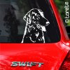 Flat coated retrívr nálepka Flat Coated Retriever sticker aufkleber