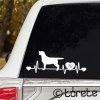 Labradorský retrívr nálepka-Labrador Retriever Aufkleber sticker
