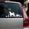 Portuguese Water Dog sticker - Portugalský vodní pes nálepka-Portugiesischer Wasserhund Aufkleber
