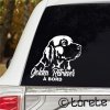 Autocollant / Sticker Golden Retriever