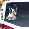 Boston Terrier sticker aufkleber