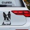 Boston Terrier aufkleber sticker