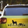 Brabantík nálepka-Brabanter Griffon Aufkleber - Petit Brabancon sticker