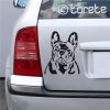 Französische Bulldogge Aufkleber - Francouzský buldoček nálepka - French Bulldog sticker - Francúzsky buldoček lepka