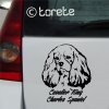 Cavalier King Charles Spaniel aufkleber sticker naklejka na samochód  autocollant de voiture