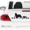 Kavalír King Charles španěl nálepka-Cavalier King Charles Spaniel Aufkleber sticker