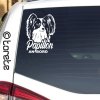 Kontinentaler Zwergspaniel Aufkleber papillon