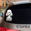 Poodle sticker