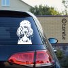 Poodle sticker - Pudel Aufkleber - Pudl nálepka