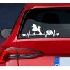 Poodle sticker - Pudl nálepka - Pudel Aufkleber