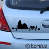 Shih tzu nálepka - Shih Tzu Aufkleber sticker