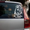 Bouvier des Flandres sticker aufkleber