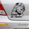 Bouvier des Flandres sticker aufkleber naklejka na samochód autómatrica  autocollant de voiture