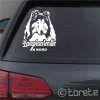 Langhaarcollie Aufkleber