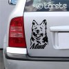 Mudi sticker aufkleber nalepka