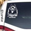 Schipperke aufkleber