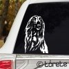 Afgánský chrt Afghan Hound Afghanischer Windhund Afganský chrt Chart afgański Afgán agár Lévrier afghan stickers nalepka aufkleber