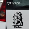 Afghanischer Windhund Aufkleber Afghan Hound