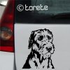 Irish Wolfhound sticker - Irischer Wolfshund Aufkleber - Irský vlkodav nálepka