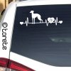 Italský Chrtík nálepka - Italienisches Windspiel Aufkleber - Italian Greyhound sticker