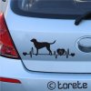 Bohemian Spotted Dog sticker - Český strakatý pes nálepka-Tschechischer gefleckter Hund Aufkleber -