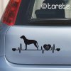 Catahoula nálepka-Catahoula Aufkleber sticker