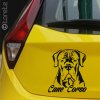 Cane corso nálepka  autómatrica  autocollant de voiture  naklejka na samochód -Canecorso Aufkleber sticker